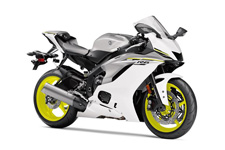 New 2017 YAMAHA YZF-R6 INTENSITY WHITE / MATTE SILVER REFINED ‑ REDESIGNED ‑ REMARKABLE The most dominant 600cc sportbike with reigning back‑to‑back MotoAmerica Championships is sharper than ever with a long list of performance enhancing refinements.