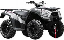 New 2017 KYMCO MXU 700I LE EPS The KYMCO MXU 700i LE EPS was built to the high standards demanded by today’s ATV users. It is powered by a liquid-cooled 695cc fuel-injected engine that delivers 45 trail-busting horses. With push-button, on-demand 4WD, electronic power steering, a bulletproof 3000-pound winch and 11 inches of ground clearance, the MXU 700i LE EPS delivers the complete package for the ATV enthusiast, tradesman, hunter or rancher who spends the day in the field. KYMCO’s active engine braking and differential lock tame the toughest terrain and amenities abound. Get your MXU 700i LE EPS in diamond silver with aluminum alloy wheels.