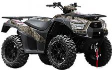 New 2017 KYMCO MXU 700I LE EPS CAMO The KYMCO MXU 700i LE EPS CAMO was built to the high standards demanded by today’s ATV users. It is powered by a liquid-cooled 695cc fuel-injected engine that delivers 45 trail-busting horses. With push-button, on-demand 4WD, electronic power steering, a bulletproof 3000-pound winch and 11 inches of ground clearance, the MXU 700i LE EPS CAMO delivers the complete package for the ATV enthusiast, tradesman, hunter or rancher who spends the day in the field. KYMCO’s active engine braking and differential lock tame the toughest terrain and amenities abound. Get your MXU 700i LE EPS CAMO in True Timber New Conceal Camo with aluminum alloy wheels.