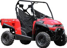 New 2017 KYMCO UXV 450I There is very little basic about the basic UXV 450i, the compact utility vehicle that wears the big boy pants. With a chassis designed for maneuverability, the UXV 450i doesn’t skimp on performance. A large capacity, gas-assisted tilting cargo bed, outstanding ground clearance and 443cc, fuel-injected engine with CVT automatic transmission make the UXV 450i a true workhorse. When the terrain gets tough, go from 2WD to 4WD with the turn of a switch. When it gets impassable, switch on the differential lock and watch it really perform. Work hard, play harder for thousands less than a full size UTV.