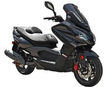 New 2017 KYMCO XCITING 500 RI ABS The 2017 Xciting 500 Ri ABS is powered by a 499cc, DOHC, liquid-cooled and fuel-injected engine that delivers 38 horsepower to a smooth-shifting CVT automatic transmission. Yet this is a performance machine that doesn’t scrimp on the amenities. In addition to a lockable glove box and 12 volt accessory outlet, the Xciting 500 Ri ABS has lighted under seat storage for a helmet and backpack along with a full complement of gauges. Whether you choose it in gray or gold, as the name suggests, it gets its stopping power from a new generation Bosch anti-lock braking system.