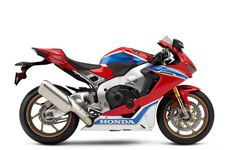 New 2017 HONDA CBR1000RR SP2 HRC TRI-COLOR Superbikes have always been special machines, offering levels of power, handling, and refinement no other streetbikes can match. The new 25th anniversary CBR1000RR is a Superbike where the rider comes first. Where you get a degree of connection unlike anything in the class. Available in three distinct model options this year, it’s designed to dominate in the most important category of all: rider satisfaction. The all-new 2017 CBR1000RR is lighter, more powerful and faster than any CBR1000RR we’ve ever produced. Trackdays your specialty? Racetrack riding puts special demands on any machine, and you’ll find Honda’s new CBR1000RR SP is up to that challenge. Available in limited numbers, it has all the features of our new 2017 CBR1000RR, but adds premium Öhlins electronic suspension, Brembo brakes, a titanium muffler, and more. In addition to the SP, Honda is offering an even more exotic CBR1000RR SP2 in extremely limited numbers for the most serious enthusiasts and professional racers. The CBR1000RR SP2 incorporates all the special features of the CBR1000RR SP, and adds bigger intake and exhaust valves and lighter forged Marchesini wheels.