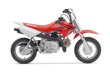 New 2017 HONDA CRF50F RED Bet you remember your first motorcycle ride like it was yesterday. Bikes are a great part of life—they make everything a little more fun and a little more memorable. So when it’s time to get your young Red Rider on his or her first bike, make sure you pick a machine they’ll have nothing but great memories on: A Honda CRF50F.
