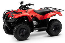 New 2017 HONDA FOURTRAX RECON ES RED There’s an old saying: It’s not the size of the dog in the fight; it’s the size of the fight in the dog. And that’s certainly true when it comes to the world of all-terrain vehicles. Bigger isn’t always better—like on a tight trail, when it’s time to load and unload, or when it’s time to open up your wallet.