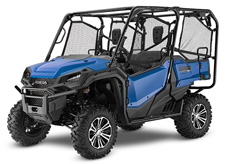 New 2017 HONDA PIONEER 1000-5 DELUXE METALLIC BLUE When it comes to finding new, innovative ways to solve problems, Honda has always risen to the challenge. Take our family of Pioneer 1000s. These great side-by-sides got it right the first time in terms of comfort, handling, hauling, and user-friendly features, but we’ve taken the opportunity to make them even better this year. By applying a hefty dose of Honda technology, we’re giving you what we think is the best side-by-side out there—the new Pioneer 1000 Limited Edition. What makes it so special? First, the combination of Honda’s exclusive automatic Dual-Clutch Transmission (DCT), combined with our revolutionary I-4WD technology. Then we’ve added FOX QS-3 shock absorbers, and have enhanced the Pioneer 1000’s comfort and protection features.