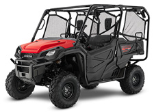 New 2017 HONDA PIONEER 1000-5 RED When it comes to finding new, innovative ways to solve problems, Honda has always risen to the challenge. Take our family of Pioneer 1000s. These great side-by-sides got it right the first time in terms of comfort, handling, hauling, and user-friendly features, but we’ve taken the opportunity to make them even better this year. By applying a hefty dose of Honda technology, we’re giving you what we think is the best side-by-side out there—the new Pioneer 1000 Limited Edition. What makes it so special? First, the combination of Honda’s exclusive automatic Dual-Clutch Transmission (DCT), combined with our revolutionary I-4WD technology. Then we’ve added FOX QS-3 shock absorbers, and have enhanced the Pioneer 1000’s comfort and protection features.