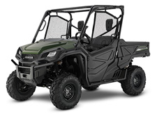 New 2017 HONDA PIONEER 1000 OLIVE When it comes to finding new, innovative ways to solve problems, Honda has always risen to the challenge. Take our family of Pioneer 1000s. These great side-by-sides got it right the first time in terms of comfort, handling, hauling, and user-friendly features, but we’ve taken the opportunity to make them even better this year. By applying a hefty dose of Honda technology, we’re giving you what we think is the best side-by-side out there—the new Pioneer 1000 Limited Edition. What makes it so special? First, the combination of Honda’s exclusive automatic Dual-Clutch Transmission (DCT), combined with our revolutionary I-4WD technology. Then we’ve added FOX QS-3 shock absorbers, and have enhanced the Pioneer 1000’s comfort and protection features.