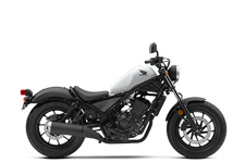 New 2017 HONDA REBEL 300 MATTE PEARL WHITE This bike oozes style. From its blacked-out looks and low-slung seat, to its compact frame, the Rebel 300 rocks as is, or makes the perfect platform for customization. But don’t let that steal the thunder from its performance, because it’s also equipped with a sporty engine, a great lean angle and of course, Honda reliability. All together, the Rebel 300 delivers the performance and style riders of all skill levels can enjoy.