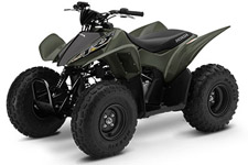 New 2017 HONDA TRX90X OLIVE Kids have a lot of choices today: virtual reality, role playing, reality TV, social media. Here’s a novel idea, though, and one that never goes out of style: How about real reality? Like getting outdoors, in the sunshine and fresh air and the dirt every kid loves to play in? With a Honda TRX90X, the world is your sandbox. It’s the entry-level ATV that’s designed to be beginner friendly, yet offers enough sporty performance for anyone who wants to have fun. And best of all, it’s pure Honda through and through, so you know you’re starting them off right.