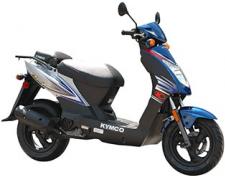 New 2017 KYMCO AGILITY 50 4T If you’re looking for an especially fuel-efficient two-wheeler, the Agility 50 fills the bill with the promise of fuel economy up to 95 miles per gallon from a 49cc, 4-stroke SOHC engine mated to the smooth-shifting and popular CVT automatic transmission. Under seat storage, a 2-up buddy seat that converts to a driver backrest when flipped to the “up” position, a helmet hook, front disc brakes, two-year factory warranty and instrumentation that includes speedometer, odometer, fuel gauge and clock complete the Agility 50 efficiency package available in three distinctive KYMCO colors: red, orange and blue.