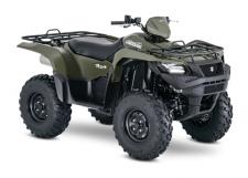 New 2018 SUZUKI KINGQUAD 750 AXI GREEN Taking advantage of Suzuki’s three-decades-plus experience with four-wheelers, the 2018 Suzuki KingQuad 750AXi is designed for phenomenal performance on the trail or on the job. Its fuel-injected engine features a twin-spark-plug cylinder head with iridium, projection-type spark plugs, and refined intake and exhaust cam profiles for quick starting in cold weather and smooth, strong overall performance. The KingQuad’s advanced chassis lets you float over rough obstacles with ease while still being able to haul or tow what you need to get the job done.