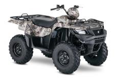 New 2018 SUZUKI KINGQUAD 750 AXI POWER STEERING CAMO The 2018 KingQuad 750AXi Power Steering is Suzuki’s most powerful and technologically advanced ATV. Abundant torque developed by the 722cc fuel-injected engine provides performance that’s standard for Utility Sport ATVs. The advanced Power Steering system provides responsive handling, reduces turning effort, and damps vibration to the rider. The KingQuad’s easily adjustable suspension lets you float over rough obstacles with ease while still being able to haul or tow what you need to get the job done. For the true outdoor enthusiasts, the KingQuad 750AXi Power Steering is offered in True Timber camouflage to help you blend in when you don’t want to be seen.