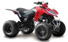 New 2018 KYMCO MONGOOSE 270 It’s full-sized fun on the mid-sized KYMCO Mongoose 270 sport quad, designed for riders 14-years to adult. Built to roost the berm and loft over logs with its 270cc, liquid-cooled, carbureted, 4-stroke engine, It features an automatic CVT transmission with F-N-R transmission selection and a versatile chain drive. Suspension is with dual A-arm up front and a linked rear single shock swingers. Braking is dual-disc on the front and a single-disc rear brake, 22-inch tires, and cargo racks both front and back, plus front and rear lighting for those nighttime runs over to Lucy’s house. Designed as an ANSI/ SVIA Rated T-14 (For riders 14-years or older.), the MXU 270 is the perfect ATV for the young novice girls and boys developing competition skills. Available in Red, or Orange. All ATV riders should take a training course riders younger than 16 years of age must be supervised by an adult.
This item may not be available immediately in dealer stock. Some items may need to be ordered. See terms for details. 11193