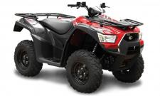 New 2018 KYMCO MXU 500 The MXU 500i is the mid-sized base model ATV for cost conscious consumers, yet it’s loaded with go-anywhere capabilities. Powered by a 501cc, fuel-injected, liquid-cooled, 4-stroke, 4-valve, engine, it features push-button, on-demand, 2WD/4WD, driven by KYMCO’s always-in-the-right-gear automatic CVT transmission, with H-L-N-R-P drive modes. This ATV also features dual A-arm suspension and stopping power provided by hydraulic dual-disc front brakes and shaft-mounted hydraulic disc rear brake. The chassis offers a Platte River-crossing clearance of 10.4-inches. KYMCO’s active Engine Braking accentuates control over the toughest terrain or roughest incline, and the MXU 500i comes outfitted with left and right locking topside fender storage, right-rear under-fender storage, a 12v accessory outlet and 26” tires and steel wheels. Available in Red, Blue, Green.
This item may not be available immediately in dealer stock. Some items may need to be ordered. See terms for details. 11198