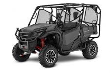 New 2018 HONDA PIONEER 1000-5 LIMITED EDITION MATTE GRAY METALLIC 2018 HONDA PIONEER 1000-5 LIMITED EDITION MATTE GRAY METALLIC
All side-by-sides face the same challenges, but it’s how they solve them that sets Honda’s Pioneers apart. Smart technology. Superior materials. Refined engineering. And something nobody else can match: Honda’s well-earned and world-famous reputation for reliability and overall quality. And the farther you go or the harder you work, the more that means. This year’s Honda Pioneer 1000 lineup is a perfect example. These great side-by-sides got it right the first time in terms of comfort, handling, hauling, and user-friendly features. Available in both three- and five-seat versions, in addition to their innovative features, from our flagship Pioneer 1000-5 Limited Edition right through our line to the Pioneer 1000, you can count on a Honda, year after year, mile after mile, adventure after adventure.
PIONEER 1000-5 LIMITED EDITION Adds: I-4WD, FOX QS-3 shocks, Hill-Start Assist, Electronic Brakeforce Distribution, aluminum skid plate and A-arm protection, red springs and A-arms, under-dash storage, front and rear cupholders, illuminated switches.
247204