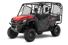New 2018 HONDA PIONEER 1000-5 RED 2018 HONDA PIONEER 1000-5 RED
All side-by-sides face the same challenges, but it’s how they solve them that sets Honda’s Pioneers apart. Smart technology. Superior materials. Refined engineering. And something nobody else can match: Honda’s well-earned and world-famous reputation for reliability and overall quality. And the farther you go or the harder you work, the more that means.
This year’s Honda Pioneer 1000 lineup is a perfect example. These great side-by-sides got it right the first time in terms of comfort, handling, hauling, and user-friendly features. Available in both three- and five-seat versions, in addition to their innovative features, from our flagship Pioneer 1000-5 Limited Edition right through our line to the Pioneer 1000, you can count on a Honda, year after year, mile after mile, adventure after adventure.
PIONEER 1000-5 Adds: QuickFlip® seating, auto leveling suspension
247148