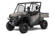 New 2018 HONDA PIONEER 1000 EPS PHANTOM CAMO 2018 HONDA PIONEER 1000 EPS PHANTOM CAMO
All side-by-sides face the same challenges, but it’s how they solve them that sets Honda’s Pioneers apart. Smart technology. Superior materials. Refined engineering. And something nobody else can match: Honda’s well-earned and world-famous reputation for reliability and overall quality. And the farther you go or the harder you work, the more that means. This year’s Honda Pioneer 1000 lineup is a perfect example. These great side-by-sides got it right the first time in terms of comfort, handling, hauling, and user-friendly features. Available in both three- and five-seat versions, in addition to their innovative features, from our flagship Pioneer 1000-5 Limited Edition right through our line to the Pioneer 1000, you can count on a Honda, year after year, mile after mile, adventure after adventure.
PIONEER 1000 EPS Adds: Power steering, tilt steering wheel, paddle shifters, sport mode
247153