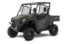 New 2018 HONDA PIONEER 1000 OLIVE 2018 HONDA PIONEER 1000 OLIVE
All side-by-sides face the same challenges, but it’s how they solve them that sets Honda’s Pioneers apart. Smart technology. Superior materials. Refined engineering. And something nobody else can match: Honda’s well-earned and world-famous reputation for reliability and overall quality. And the farther you go or the harder you work, the more that means. This year’s Honda Pioneer 1000 lineup is a perfect example. These great side-by-sides got it right the first time in terms of comfort, handling, hauling, and user-friendly features. Available in both three- and five-seat versions, in addition to their innovative features, from our flagship Pioneer 1000-5 Limited Edition right through our line to the Pioneer 1000, you can count on a Honda, year after year, mile after mile, adventure after adventure.
PIONEER 1000: 999cc engine, DCT transmission
247136
