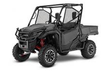 New 2018 HONDA PIONEER 1000 LIMITED EDITION MATE GRAY METALLIC 2018 HONDA PIONEER 1000 LIMITED EDITION MATTE GRAY METALLIC
All side-by-sides face the same challenges, but it’s how they solve them that sets Honda’s Pioneers apart. Smart technology. Superior materials. Refined engineering. And something nobody else can match: Honda’s well-earned and world-famous reputation for reliability and overall quality. And the farther you go or the harder you work, the more that means. This year’s Honda Pioneer 1000 lineup is a perfect example. These great side-by-sides got it right the first time in terms of comfort, handling, hauling, and user-friendly features. Available in both three- and five-seat versions, in addition to their innovative features, from our flagship Pioneer 1000-5 Limited Edition right through our line to the Pioneer 1000, you can count on a Honda, year after year, mile after mile, adventure after adventure.
PIONEER 1000 LIMITED EDITION Adds: I-4WD, FOX QS-3 shocks, Hill-Start Assist, Electronic Brakeforce Distribution, aluminum skid plate and A-arm protection, aluminum wheels, red springs and A-arms, under-dash storage, front and rear cupholders, illuminated switches
247164