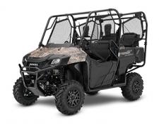 New 2018 HONDA PIONEER 700 4 DELUXE PHANTOM CAMO 2018 HONDA PIONEER 700-4 DELUXE PHANTOM CAMO
If you were stuck on one of those desert-island reality TV shows, what would you take with you? There’s no perfect choice, but a folding multitool or a Swiss pocket knife would probably be a great start.
Now, think of the world of side-by-sides. Which one most closely approximates a premium multitool: versatile, well-built, something you can count on in a wide variety of situations? The answer: a Honda Pioneer 700.
Displacement and size-wise, it sits right in the middle of our Pioneer lineup, which makes it not too big and not too small. You can configure it to carry two or four people, and can further refine it with trim packages and other features. The overall size and Honda refinement means it handles like a dream—a claim few other side-by-sides can make. And best of all, the Pioneer 700s are comfortable, a joy to drive in conditions that would wear you out on another side-by-side.
PIONEER 700-4 DELUXE Adds: Power Steering, AT/MT Mode, Paddle Shifters, QuickFlip Seating
247083