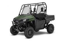 New 2018 HONDA PIONEER 700 OLIVE 2018 HONDA PIONEER 700 OLIVE
If you were stuck on one of those desert-island reality TV shows, what would you take with you? There’s no perfect choice, but a folding multitool or a Swiss pocket knife would probably be a great start.
Now, think of the world of side-by-sides. Which one most closely approximates a premium multitool: versatile, well-built, something you can count on in a wide variety of situations? The answer: a Honda Pioneer 700.
Displacement and size-wise, it sits right in the middle of our Pioneer lineup, which makes it not too big and not too small. You can configure it to carry two or four people, and can further refine it with trim packages and other features. The overall size and Honda refinement means it handles like a dream—a claim few other side-by-sides can make. And best of all, the Pioneer 700s are comfortable, a joy to drive in conditions that would wear you out on another side-by-side.
PIONEER 700; 675cc Engine, Tilt Bed, Honda Automatic Transmission
246986