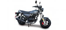 New 2018 KYMCO SPADE 150 MATTE BLACK KYMCO is now killing it krazy in the small-bore mini-motorcycle market with the all-new for 2018 Spade 150; the world’s first production, retro, mini-motorcycle. With its 150cc engine, fuel delivery by EFI, five-speed transmission, twin shocks, and 12-inch tires, the Spade 150 is performance prepared. It sports a class-leading 12.8 hp and is set repaint the urban streets of America. Plus, it’s low-down 28-inch seat height makes it a motorcycle for everyone, as well as MSF compliant for motorcycle training schools. Hands down, or on the bars, the Spade 150 provides the most fun you can have on a motorcycle; too much. There are already many custom accessories available from the aftermarket. Watch for racing programs coming soon nationwide. Available in White, Root Beer, Matte Black, Blue.
This item may not be available immediately in dealer stock. Some items may need to be ordered. See terms for details. 11188
