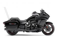 New 2018 YAMAHA STAR ELUDER WITH GT PACKAGE High Torque Engine with Cutting- Edge Rider Aids
Featuring a torque-rich 1854cc air-cooled V-twin, Star Eluder® produces smooth, effortless passing power even when fully loaded. And with ride-by-wire throttle control, traction control and selectable riding modes, the Eluder raises the bar for the classic V-twin bagger class.
Integrated Infotainment System
With paired fairing-mounted speakers and a large, high-mounted, touch- and voice-controlled infotainment system, the Star Eluder puts the rider in command. Music, navigation, communications and vehicle systems are integrated cleanly into a single system that sets new standards for two-wheeled technology.
Carefully-Developed Ergonomics
Star Eluder is designed around rider and passenger needs straight from the dealership floor, with a roomy rider positioning and adjustable controls. Heated seats for both rider and passenger come standard, with a low seat height for confidence at every stop.
Advanced Chassis
Designed around a rigid chassis and advanced suspension systems, the Star Eluder is built to offer Yamaha’s renowned handling ability when the road turns twisty, with excellent comfort and straight-line confidence.
GT Option Package
Riders that step up to the Star Eluder GT Option Package enjoy enhanced infotainment features including a CB radio, GPS navigation and SiriusXM®, as well as the confidence of an integrated security alarm system.