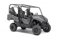 New 2018 YAMAHA WOLVERINE X4 GRAPHITE Real World Tech
Yamaha’s advantages in the side-by-side industry are easily seen in the technology that comes standard with every Wolverine X4™: Yamaha’s driver-centric On-Command 4WD, ultra-reliable Ultramatic CVT and industry-leading, speed-sensitive Electric Power Steering.
Advanced Suspension System
Plush, well-damped suspension perfectly balances comfort with chassis control and bump absorption. Advanced rear self-leveling shocks automatically adjust for changes in vehicle and passenger loads to ensure ideal chassis performance with every ride.
New 847cc Twin-Cylinder Powerplant
Featuring drive-by-wire throttle, a 270-degree crankshaft design and lightweight internals, the Wolverine X4 shares performance technology with Yamaha’s class-leading sportbikes, for thrilling power on every ride.
Room for Four
With high-back seats and plenty of legroom, the Wolverine X4 offers comfortable, secure seating for four full-sized adults. The second row is raised for excellent visibility, with comfortable handholds and three-point seatbelts for each seat.
Versatility Unequaled
The Wolverine X4 offers a balance of work-ready functionality, refined comfort and trail-proven capability that confirming Yamaha is the ultimate outdoor adventure partner.