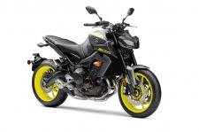 New 2018 YAMAHA MT-09 MATTE GRAY
The Class-Defining Naked Sportbike
Packing aggressive style and impressive performance, Yamaha’s original Hypernaked blew open the sportbike segment. Now wearing the MT-09 badge and more refined than ever, it features a potent inline-triple motor, adjustable traction control, a fully-adjustable fork, ABS, and an aggressive look unlike anything else on the road.
Powerful Inline-Triple
The MT-09’s 847cc CP3® engine combines advanced electronic systems—including YCC-T®, Yamaha D-Mode and multi-mode traction control—with a crossplane concept crankshaft to deliver an exciting, torquey and quick-revving engine character built around rider-centric control.
Sporty, Agile Chassis
Thanks to the compact motor and narrow frame design, the MT-09 weighs in at only 425 pounds. Combined with optimized chassis dimensions and rider ergonomics, the MT-09 achieves a sporty, light and neutral handling character, with an upright riding position ready for just about anything.
Adjustable Suspension
With a fully-adjustable fork and two-way adjustable laydown Monocross® shock, the MT-09 brings improved tuneability across a wide range of road conditions and riding styles, with outstanding front-end feedback and confidence.
Cutting-Edge LED Lighting
With a brilliant quad LED headlight assembly and bright LED taillight design, the MT-09 illuminates the road ahead and provides exceptional road visibility with a high-quality appearance.
