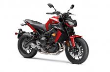 New 2018 YAMAHA MT-09 RAPID RED
The Class-Defining Naked Sportbike
Packing aggressive style and impressive performance, Yamaha’s original Hypernaked blew open the sportbike segment. Now wearing the MT-09 badge and more refined than ever, it features a potent inline-triple motor, adjustable traction control, a fully-adjustable fork, ABS, and an aggressive look unlike anything else on the road.
Powerful Inline-Triple
The MT-09’s 847cc CP3® engine combines advanced electronic systems—including YCC-T®, Yamaha D-Mode and multi-mode traction control—with a crossplane concept crankshaft to deliver an exciting, torquey and quick-revving engine character built around rider-centric control.
Sporty, Agile Chassis
Thanks to the compact motor and narrow frame design, the MT-09 weighs in at only 425 pounds. Combined with optimized chassis dimensions and rider ergonomics, the MT-09 achieves a sporty, light and neutral handling character, with an upright riding position ready for just about anything.
Adjustable Suspension
With a fully-adjustable fork and two-way adjustable laydown Monocross® shock, the MT-09 brings improved tuneability across a wide range of road conditions and riding styles, with outstanding front-end feedback and confidence.
Cutting-Edge LED Lighting
With a brilliant quad LED headlight assembly and bright LED taillight design, the MT-09 illuminates the road ahead and provides exceptional road visibility with a high-quality appearance.