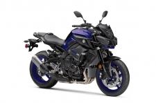 New 2018 YAMAHA MT-10 TEAM YAMAHA BLUE
Latest Generation Crossplane Crankshaft Engine
The potent 998cc inline 4-cylinder engine features the same Crossplane Crankshaft technology developed in Yamaha’s renowned YZF-R1® superbike. Tuned specifically for the MT-10™, this engine develops awesome low- and mid-rpm torque with arm-stretching top-end power.
Yamaha Chip Controlled Throttle with D-MODE and Cruise Control
The MT-10 features YCC-T®—a ride-by-wire throttle system that provides exceptionally precise engine control—and D-Mode, which allows the rider to select a preferred engine response at the flick of a switch. The MT-10 also includes cruise control for improved highway cruising comfort.
Adjustable Traction Control System
An advanced Traction Control System (TCS) assists the rider in managing traction on various road conditions by quickly modulating throttle opening, ignition timing, fuel volume and other parameters.
Deltabox® Aluminum Frame
Like the YZF-R1 superbike, the MT-10 uses an aluminum Deltabox frame to create a lightweight and responsive chassis built for agility, featuring an ultra-compact 55.1-inch wheelbase.
Fully-Adjustable KYB® Suspension
The MT-10 features a fully-adjustable inverted KYB® front fork and a four-way-adjustable, linkage-type KYB® shock, for excellent road holding along with a tuning range ready for a wide range of street conditions.
Powerful, Controllable Brakes with ABS
An advanced Anti-lock Braking System (ABS) is mated to high-specification braking components for strong braking power with excellent feedback and control.
Aggressive Ergonomics and Styling
The MT-10 displays raw aggression from every angle, with upright ergonomics that perfectly balance sport riding feedback and relaxed comfort. High-tech LED lighting and an all-LCD instrument panel boost both style and function.