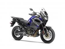 New 2018 YAMAHA SUPER TENERE ES Compact and Powerful Engine
The Super Ténéré® ES is built for adventure, with an exceptionally compact 1199cc parallel twin using a unique 270° crank for excellent torque and traction. Engine mass is kept low for great handling. Narrow 2-cylinder inline engine is slim and compact for carving tight lines in twisty mountain roads.
Electronic Suspension
Electronically adjusted suspension makes finding the right setting as easy as pushing a button. With four pre-load settings, three damping presets and an additional seven fine-tuning damping adjustments, the Super Ténéré ES suspension can be dialed perfectly to meet the needs of the rider, passenger and the amount of cargo and terrain.
All-Purpose Drivetrain
Wide-ratio 6-speed transmission has the right gear, whether on the open highway or off-road. The durable enclosed shaft drive is protected from the elements while providing a direct, responsive connection to the rear wheel.
Advanced Fuel Injection
Twin downdraft throttle body fuel injection with YCC-T® (Yamaha Chip Controlled Throttle) delivers optimum throttle control and acceleration. Two-position “D-Mode” (Drive Mode) throttle response allows the rider to adjust mapping for conditions or preferences.
Traction Control
Traction control lets the rider get on the gas with confidence. This very advanced system regulates ignition timing, fuel injection and throttle valve opening based on wheel spin, providing a smooth response that is not abrupt like the competitors. Three modes available to match rider preference, including off.
Assured Braking
Super Ténéré ES has both an Antilock Braking System (ABS) and Unified Braking System (UBS). With UBS, squeezing the front brake lever also provides some rear-wheel braking; pressing the rear brake first overrides UBS for traditional separate front and rear braking action.
Convenience and Comfort
Whether riding across town or crossing a continent, rider comfort and convenience are important. Super Ténéré ES delivers, with cruise control, an adjustable seat height and windshield, tuneable front and rear suspension, low-maintenance shaft drive, centerstand and more.