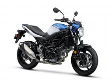 New 2018 SUZUKI SV650 BLUE/WHITE Suzuki continues to refine this iconic motorcycle that embodies the sporty personality that only a lively, mid-sized V-twin roadster can deliver. The SV650 has a polished powerplant that provides surprising performance with low emissions and outstanding fuel economy, mated to refined trim and lightweight chassis that delivers a sporty, exciting ride. Like its predecessors, the 2018 SV650 promises to have the sparkling performance, style and value that a broad range of riders will enjoy.