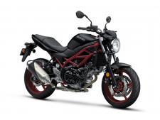 New 2018 SUZUKI SV650 BLACK Suzuki continues to refine this iconic motorcycle that embodies the sporty personality that only a lively, mid-sized V-twin roadster can deliver. The SV650 has a polished powerplant that provides surprising performance with low emissions and outstanding fuel economy, mated to refined trim and lightweight chassis that delivers a sporty, exciting ride. Like its predecessors, the 2018 SV650 promises to have the sparkling performance, style and value that a broad range of riders will enjoy.
