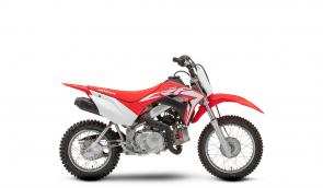 New 2020 HONDA CRF110F The Honda CRF110F may be small, but itâs mighty. Loaded with features and sporting championship-winning stylings.