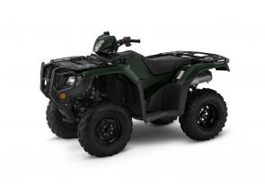 Doing things the smart way saves a lot of sweat and frustration. That’s one of the reasons Honda ATVs are so popular—because they’re such a smart solution. And that’s especially true with our FourTrax Foreman Rubicon family of all-terrain vehicles. With four models in the lineup, it’s easy to choose the right mix of premium features, like our exclusive automatic DCT transmission or our conventional ATV semi-automatic manual. Available electric power steering is a perfect example of working smarter, and so is independent rear suspension (IRS) which is standard on all models and gives you a smooth ride even over rough terrain. Best of all, every Foreman Rubicon features the same reliable 518cc Honda engine, with power and efficiency that punch way above their class.
TRX520FA6