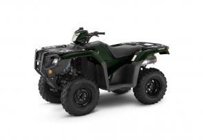 Doing things the smart way saves a lot of sweat and frustration. That’s one of the reasons Honda ATVs are so popular—because they’re such a smart solution. And that’s especially true with our FourTrax Foreman Rubicon family of all-terrain vehicles. With four models in the lineup, it’s easy to choose the right mix of premium features, like our exclusive automatic DCT transmission or our conventional ATV semi-automatic manual. Available electric power steering is a perfect example of working smarter, and so is independent rear suspension (IRS) which is standard on all models and gives you a smooth ride even over rough terrain. Best of all, every Foreman Rubicon features the same reliable 518cc Honda engine, with power and efficiency that punch way above their class.
TRX520FM6