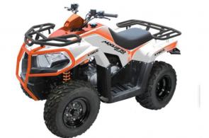 New 2020 KYMCO MXU 270I EURO WHITE/ORANGE The newest addition to the EURO family! The MXU 270i EURO gives the transitional rider the confidence for work or play. This versatile, low maintenance vehicle now has the added security of the EURO Series. The anti-theft steering lock protects young riders and their belongings.