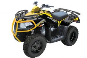 New 2020 KYMCO MXU 270I EURO BLACK/YELLOW The newest addition to the EURO family! The MXU 270i EURO gives the transitional rider the confidence for work or play. This versatile, low maintenance vehicle now has the added security of the EURO Series. The anti-theft steering lock protects young riders and their belongings.