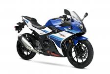 New 2019 SUZUKI GSX250R BLUE/WHITE Built to introduce Suzuki fun and reliability to new riders, this sportbike has smart performance, engaging styling, and comfort features that will appeal to a broad base of enthusiasts.
