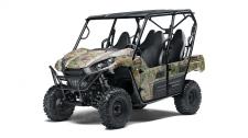 New 2020 KAWASAKI TERYX4 CAMO With the perfect combination of rugged sport performance and capability, these vehicles are made to conquer the outdoors with up to four passengers on-board.