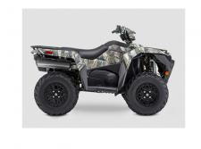 New 2020 SUZUKI KINGQUAD 500 AXI POWER STEERING SE CAMO The legacy of the iconic KingQuad remains fresh and exciting, and is ready for you to join its history. Each model is easy to ride on any terrain with the capabilities that only a KingQuad possesses.