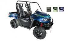 New 2019 KYMCO UXV 700I LE EPS The UXV 700i LE model is equipped with a 3000 lb. WARN winch and electronic power steering for easy maneuvering through tight trails. 14” black aluminum sport alloy wheels with 26” tires, new paint and graphics give this model a sleek, sporty appearance. (Available in Seattle Blue, Matte Black, & Flat Deep Green)