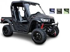 New 2019 KYMCO UXV 700I PRIME The UXV 700i LE Prime model is an impressive upgrade from 700i LE model. With added Prime accessory package including hard top, front and rear windshield and bed extender you can tackle any terrain with confidence. (Available in Seattle Blue, Matte Black, Flat Deep Green)