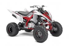 New 2018 YAMAHA RAPTOR 700R SE WHITE / RED The Raptor 700R SE, with its special color, graphics and GYTR parts, continues to reign as the dominant sport ATV with supreme performance and style.