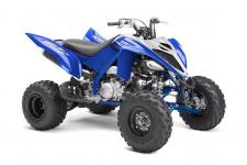 New 2018 YAMAHA RAPTOR 700R TEAM YAMAHA BLUE / WHITE The Raptor 700R continues its dominance as the leader of big‑bore sport ATVs with class‑leading performance and comfort.