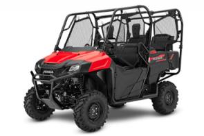 New 2020 HONDA PIONEER 700-4 RED (SXS700M4) In terms of engine displacement and chassis size, it sits right in the middle of our Pioneer lineup not too big and not too small. You can configure it to carry two or four people, and can further hone it with trim packages and other features.