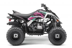 New 2019 YAMAHA RAPTOR 90 WHITE With electric start, reverse, and legendary Raptor styling, the Raptor 90 is pure fun for riders 10 years and older. YFM09RYXKW
This item may not be available immediately in dealer stock. Some items may need to be ordered. See terms for details.