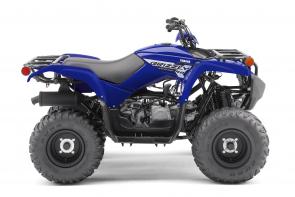 New 2019 YAMAHA GRIZZLY 90 The class‑leading Kodiak 700 EPS Special Edition is ready and willing for work or play with cast aluminum wheels and new Backcountry Blue color and graphics.