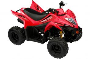 New 2020 KYMCO MONGOOSE 90S RED This ATV is for a young rider who is establishing their independence. The ability to shift into reverse provides easy maneuverability, demanding no further assistance. The ergonomically designed seat helps riders move and shift around with ease on the vehicle or get a better grip.